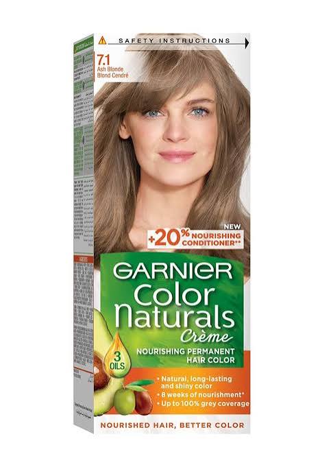 Garnier Color Naturals 7.1 Ash Blonde Kit